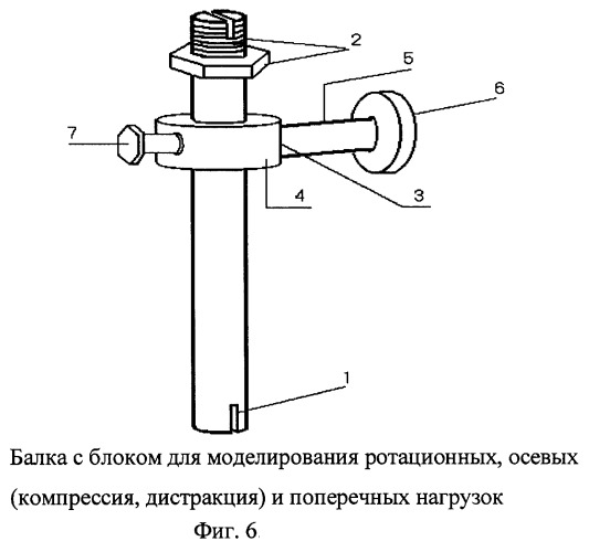 Способ исследования жёсткости моделей чрескостного остеосинтеза и устройство для его осуществления (патент 2246139)