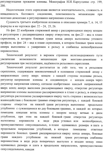 Рельсовое скрепление (варианты), устройство для закрепления рельса на основании (варианты) и верхнее строение железнодорожного пути (варианты) (патент 2318944)