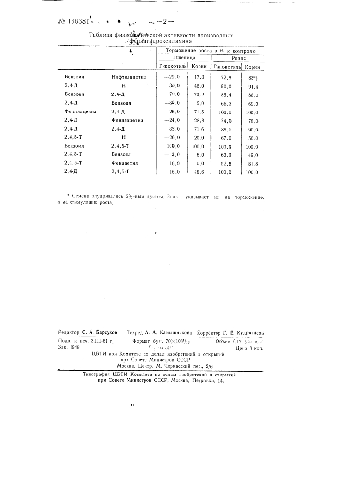Способ получения гербицида (патент 136381)