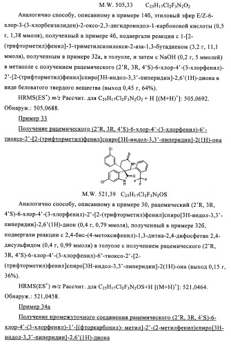 Производные спироиндолинона (патент 2435771)