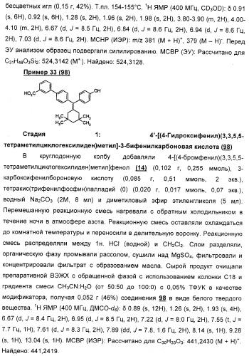 Циклоалкилиденовые соединения, фармацевтическая композиция на их основе, их применение и способ селективного связывания er - и er -эстрогеновых рецепторов (патент 2345981)