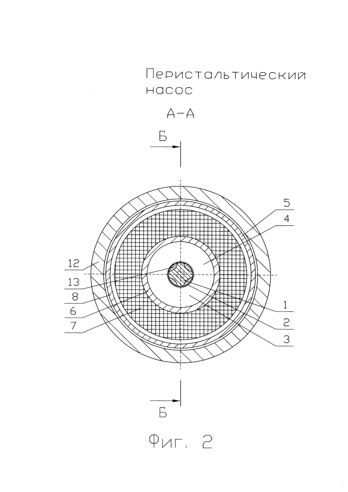 Перистальтический насос чертеж