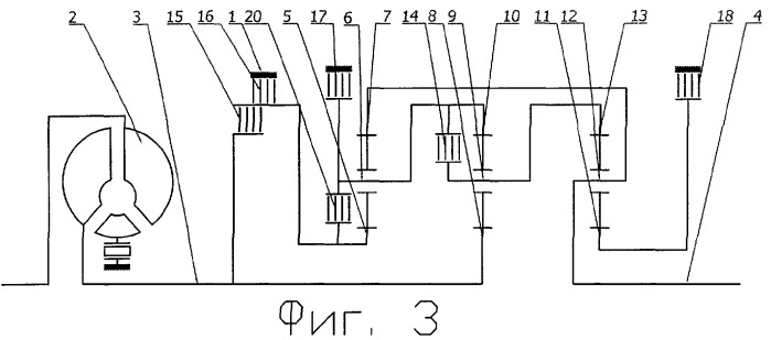 Гидромеханическая коробка передач (патент 2283781)