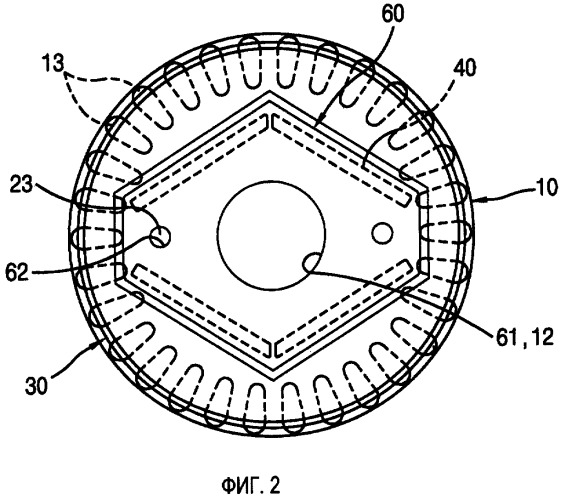 Ротор синхронного электродвигателя с постоянными магнитами и пуском от сети и способ его производства (патент 2267201)