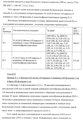 Новые производные фталазинона в качестве ингибиторов киназы аврора-а (патент 2397166)