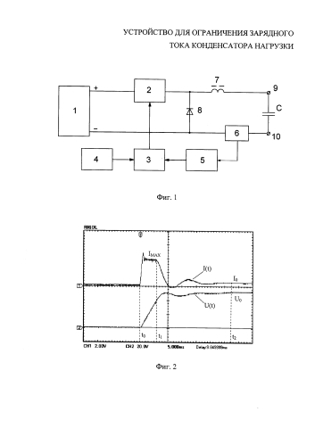 Устройство для ограничения зарядного тока конденсатора нагрузки (патент 2588051)