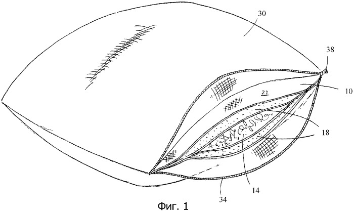 Подушка (варианты) и способ ее изготовления (варианты) (патент 2306837)