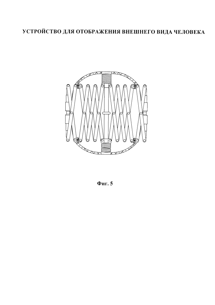 Устройство для отображения внешнего вида человека (патент 2625004)