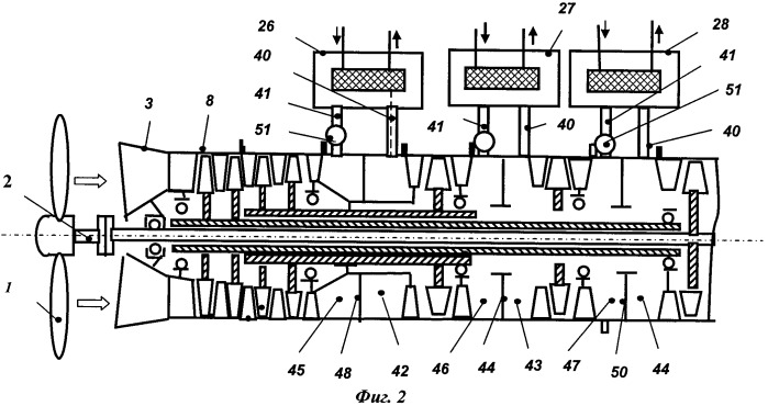Атомный турбовинтовой газотурбинный двигатель (патент 2435049)
