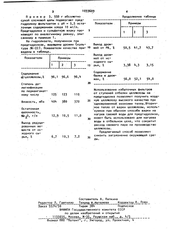 Способ получения сульфатной целлюлозы для химической переработки (патент 1033609)