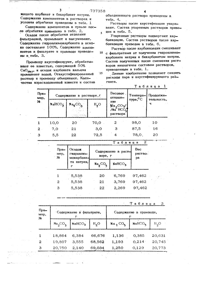 Способ получения гидроалюмокарбоната натрия (патент 737358)