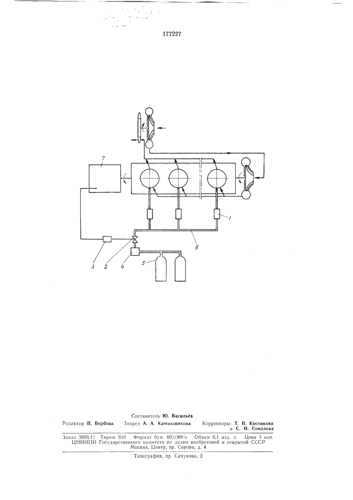 Устройство для улучшения приемистости дизель- генератора с газотурбинным наддувом (патент 177227)