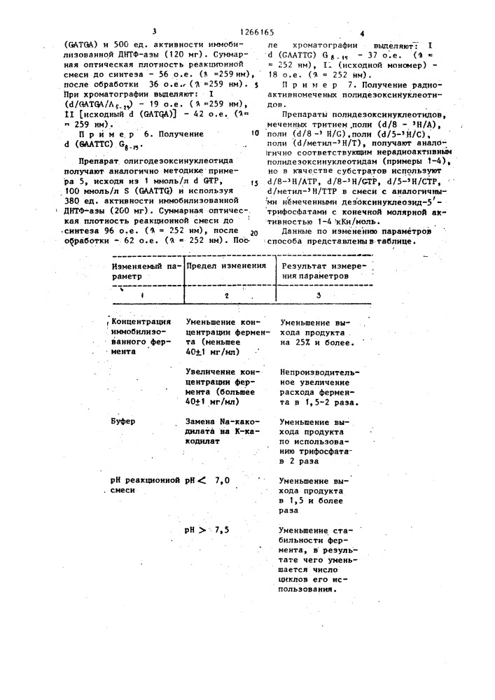 Способ получения полии олигодезоксирибонуклеотидов (патент 1266165)