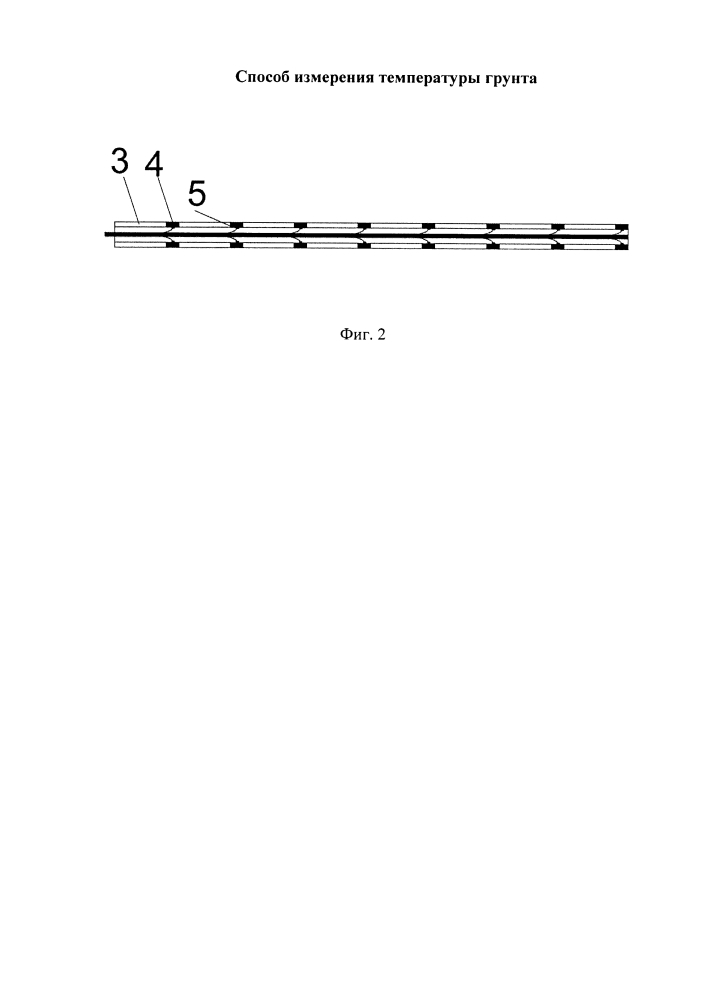 Способ измерения температуры грунта (патент 2597339)