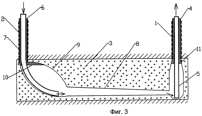 Способ сооружения подземного тоннельного резервуара в пласте каменной соли ограниченной мощности (патент 2258652)