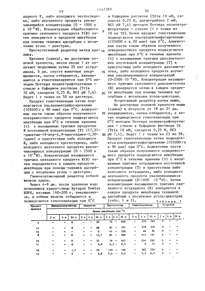 Способ получения производных стероидов (патент 1447289)