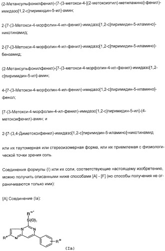 Производные имидазо(или триазоло)пиримидина, способ их получения и лекарственное средство, ингибирующее активность тирозинкиназы syk (патент 2306313)