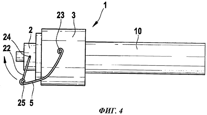 Соединительное устройство для формовочного стержня, используемого для изготовления конструктивного компонента из армированного волокнами композиционного материала, предназначенного, в частности, для авиакосмической промышленности (патент 2443552)