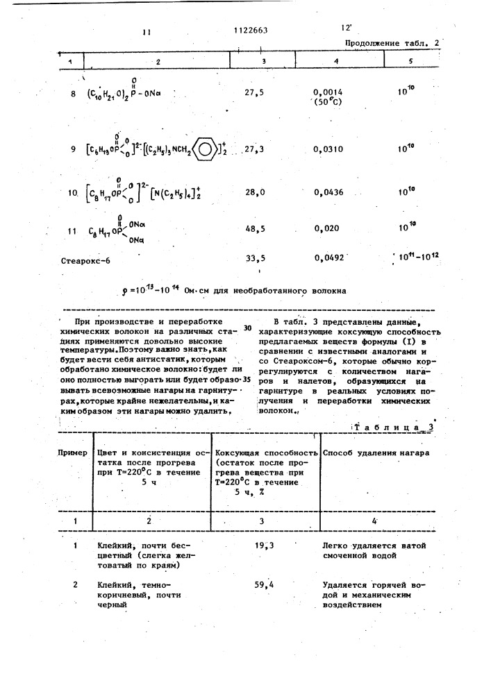 Четвертичные аммониевые соли алкилфосфорных кислот в качестве поверхностно-активных антистатиков (патент 1122663)