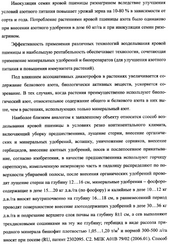 Способ возделывания яровой пшеницы предпочтительно в зоне светло-каштановых почв нижнего поволжья (варианты) (патент 2348137)