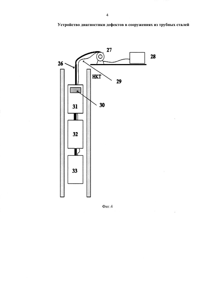 Устройство диагностики дефектов в сооружениях из трубных сталей (патент 2620327)