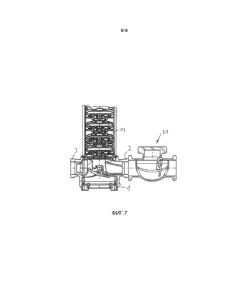 Многоступенчатый самовсасывающий центробежный насосный агрегат (патент 2636288)