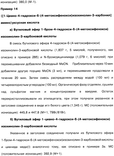 Цианоизохинолиновые соединения (варианты), фармацевтическая композиция на их основе, способ ингибирования активности гидроксилазы гипоксия-индуцибельного фактора (hif) и способ лечения и/или профилактики состояния, связанного с hif, и/или состояния, связанного с эритропоэтином, и/или анемии (патент 2457204)