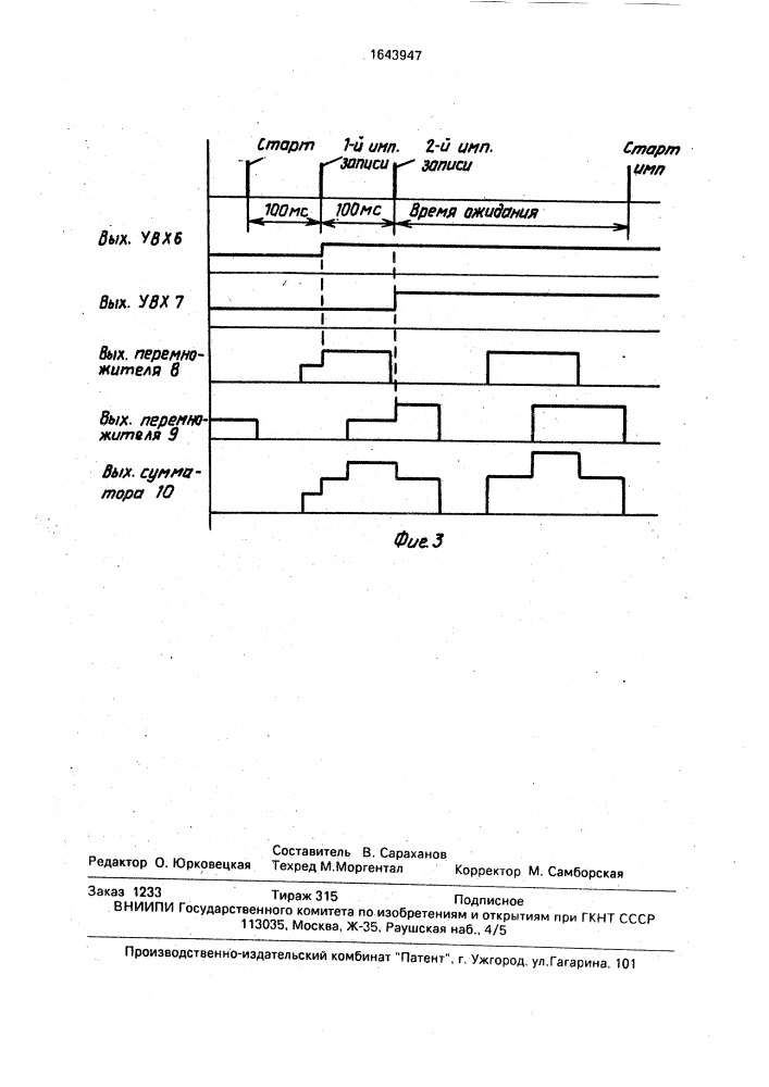 Феррозондовый измеритель направления (патент 1643947)