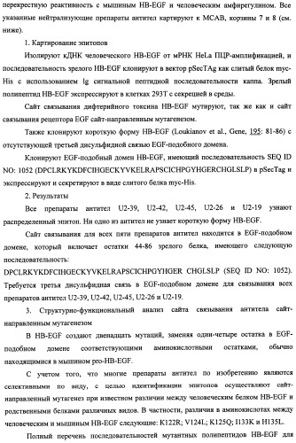 Белки, связывающие антиген фактор роста, подобный гепаринсвязывающему эпидермальному фактору роста (патент 2504551)
