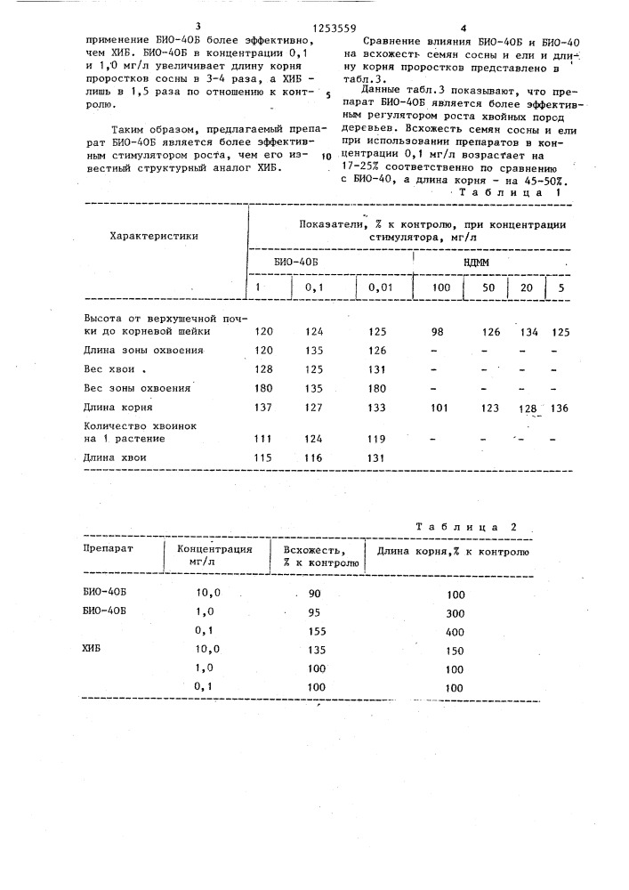 Бромгидрат 2-метил-4-диметиламинометил-5-оксибензимидазола, обладающий рострегулирующей активностью в отношении хвойных пород деревьев (патент 1253559)