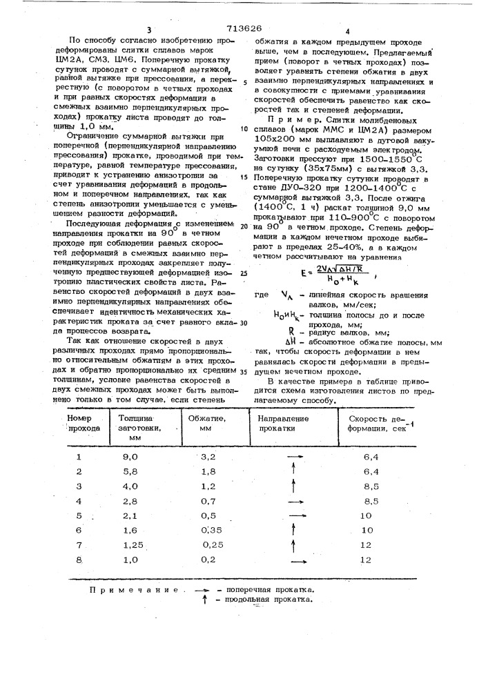 Способ получения листов из сплавов молибдена горячей прокаткой (патент 713626)