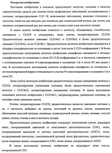 Моноклональные антитела к клаудину-18 для лечения рака (патент 2445319)