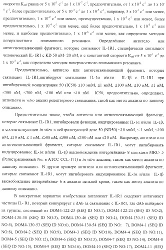 Способы лечения респираторного заболевания с применением антагонистов рецептора интерлейкина-1 типа 1 (патент 2411957)