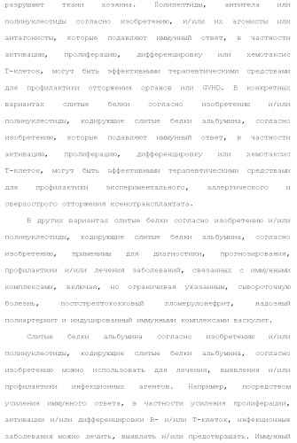 Слитые белки альбумина (патент 2369404)