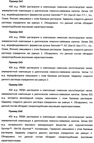 Композиция интенсивного подсластителя с фитостерином и подслащенные ею композиции (патент 2417033)