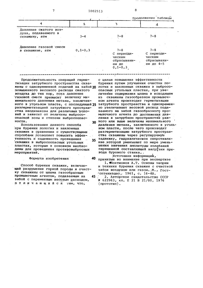 Способ бурения скважин в.л.финько (патент 1002513)