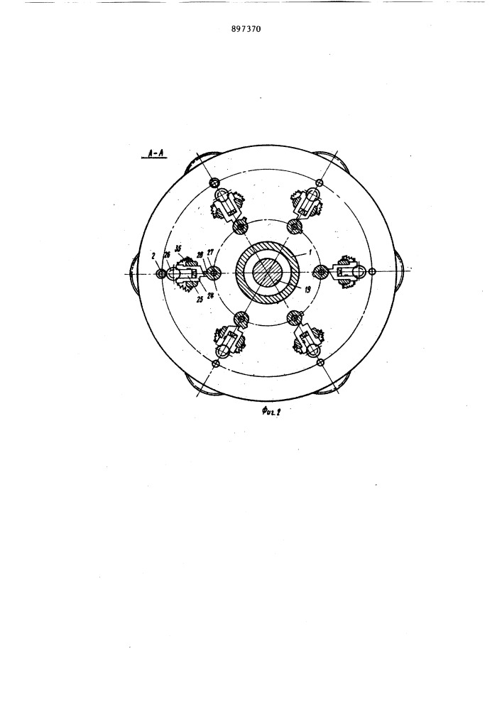 Ротор для накатки кольцевых канавок на трубе-заготовке (патент 897370)