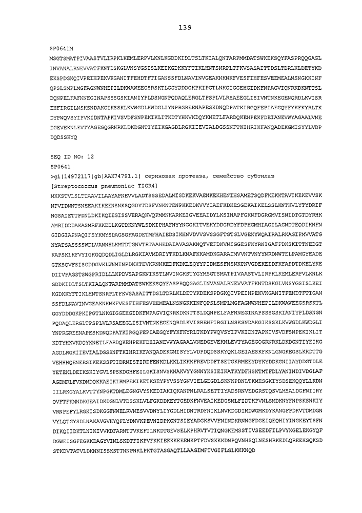 Вакцины и композиции против streptococcus pneumoniae (патент 2623174)