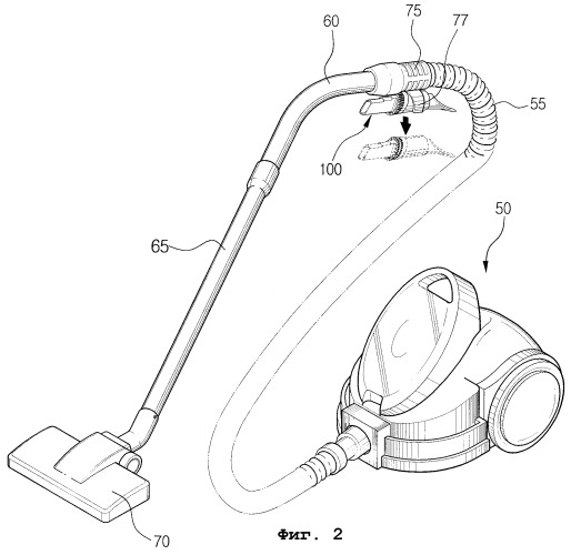 Блок дополнительных приспособлений для пылесосов (патент 2264156)