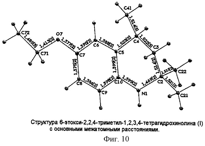 6-этокси-2,2,4-триметил-1,2,3,4-тетрагидрохинолин в кристаллической форме и способ его получения (патент 2252215)