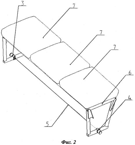 Блок пассажирских кресел (патент 2555885)