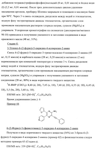 Производные пиразина, полезные в качестве антагонистов аденозинового рецептора (патент 2417994)