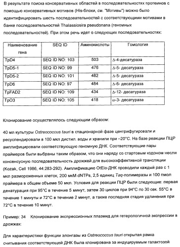 Способ получения полиненасыщенных жирных кислот в трансгенных растениях (патент 2449007)