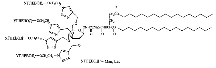 Тетравалентные неогликоконъюгаты с углеводным разветвляющим ядром и способ их получения (патент 2575925)