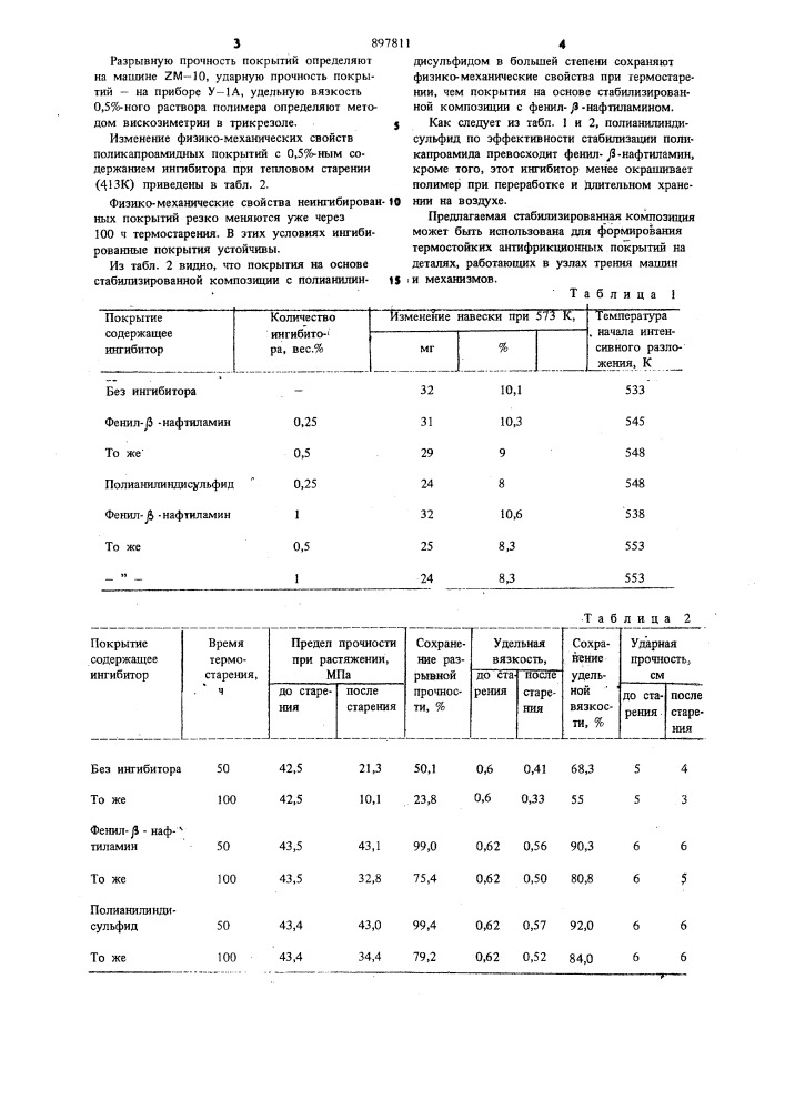 Полимерная композиция (патент 897811)