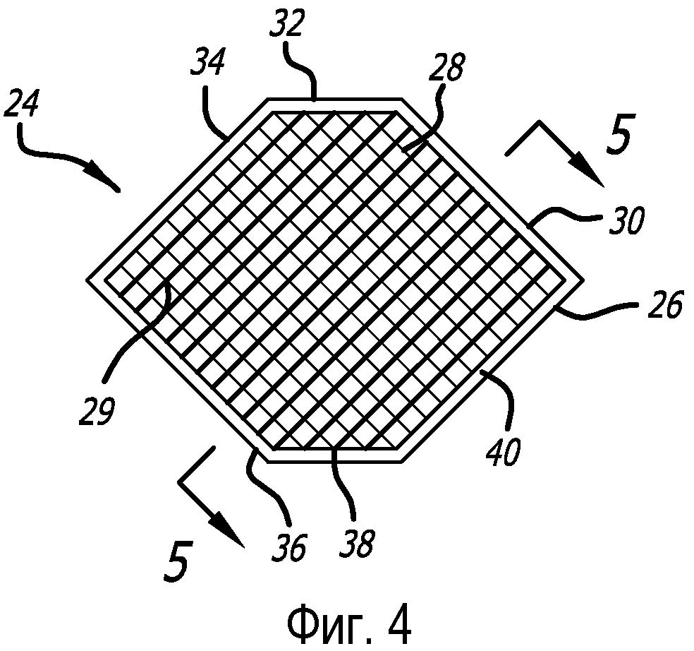 Закрепление мембран в звукопоглощающей сотовой конструкции (патент 2594657)