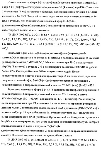 Соединения и композиции 5-(4-(галогеналкокси)фенил)пиримидин-2-амина в качестве ингибиторов киназ (патент 2455288)