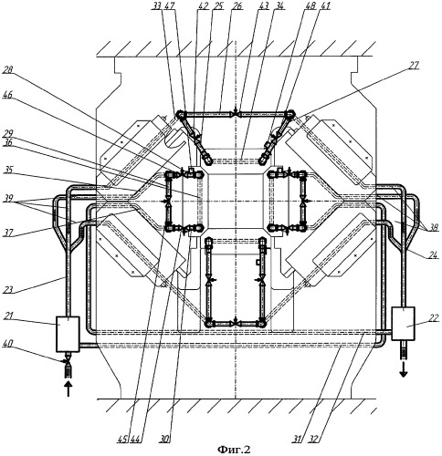 Четырехбойковое ковочное устройство (патент 2299779)