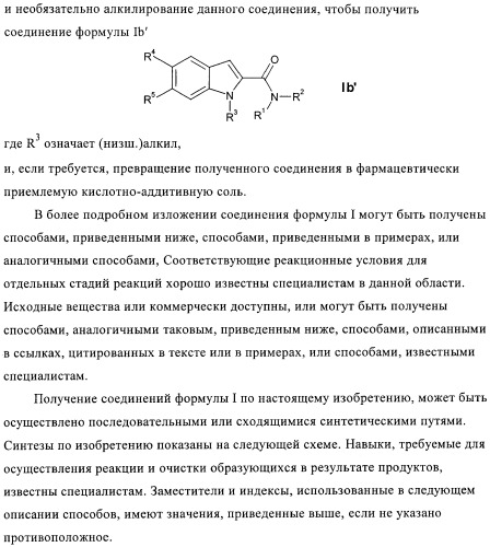 Производные индола в качестве антагонистов гистаминовых рецепторов (патент 2382778)