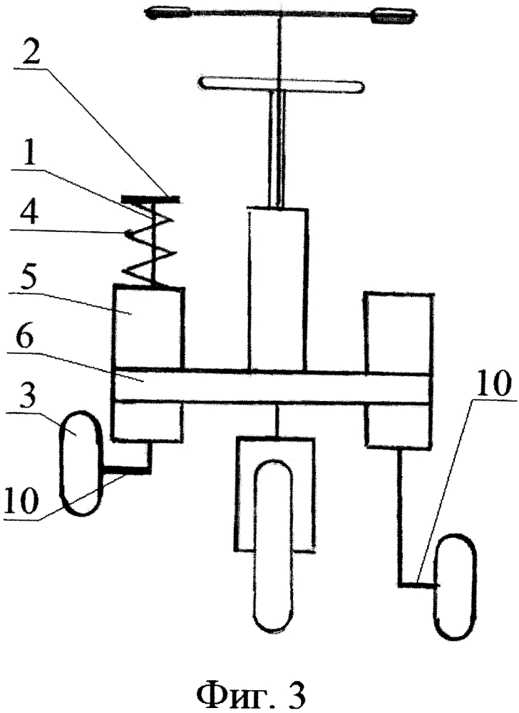 Устройство поддержания устойчивости одноколейного двухколёсного транспортного средства с закрытой кабиной (варианты) (патент 2617862)